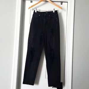 Wild Fable Black Distressed Jeans size 0